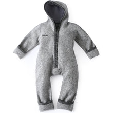 Wollwalk Overall mit kurzem Reißverschluss Lade das Bild in den Galerie-Viewer, Wollwalk Overall mit kurzem Reißverschluss