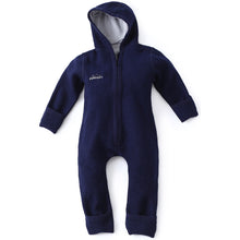 Wollwalk Overall mit kurzem Reißverschluss Lade das Bild in den Galerie-Viewer, Wollwalk Overall mit kurzem Reißverschluss