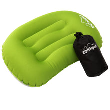 Camping Kissen, Reisekissen zum Aufblasen, grün Lade das Bild in den Galerie-Viewer, Camping Kissen, Reisekissen zum Aufblasen, grün