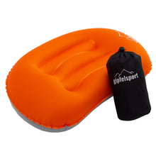 Camping Kissen, Reisekissen zum Aufblasen, orange Lade das Bild in den Galerie-Viewer, Camping Kissen, Reisekissen zum Aufblasen, orange