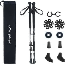 Carbon Wanderstock mit Schaumstoffgriff Lade das Bild in den Galerie-Viewer, Carbon Wanderstock mit Schaumstoffgriff
