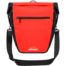 Fahrradtasche für Gepäckträger - 100% wasserdicht Rot Lade das Bild in den Galerie-Viewer, Fahrradtasche für Gepäckträger - 100% wasserdicht Rot