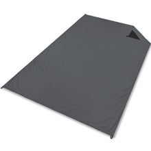 Leichte Picknickdecke, kompakt & faltbar, 150x110cm groß, grau Lade das Bild in den Galerie-Viewer, Leichte Picknickdecke, kompakt & faltbar, 150x110cm groß, grau