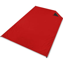 Leichte Picknickdecke, kompakt & faltbar, 150x110cm groß, rot Lade das Bild in den Galerie-Viewer, Leichte Picknickdecke, kompakt & faltbar, 150x110cm groß, rot