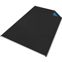Leichte Picknickdecke, kompakt & faltbar, 150x110cm groß, schwarz Lade das Bild in den Galerie-Viewer, Leichte Picknickdecke, kompakt & faltbar, 150x110cm groß, schwarz