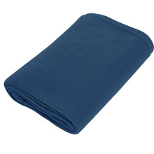 Fleece Schlafsack & Camping Decke, navy Lade das Bild in den Galerie-Viewer, Fleece Schlafsack & Camping Decke, navy