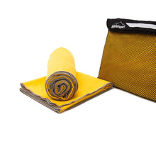 Lade das Bild in den Galerie-Viewer, Mikrofaser Handtuch - Microfaser Handtücher fürs Wandern Gelb
