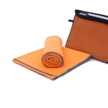 Lade das Bild in den Galerie-Viewer, Reisehandtuch aus Mikrofaser - Kleine Handtücher für die Reise Orange
