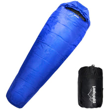 Leichter Sommerschlafsack für Erwachsene Blau Lade das Bild in den Galerie-Viewer, Leichter Sommerschlafsack für Erwachsene Blau
