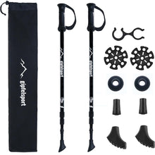Teleskop Wanderstöcke - Aluminium Wanderstock, ausziehbar Lade das Bild in den Galerie-Viewer, Teleskop Wanderstöcke - Aluminium Wanderstock, ausziehbar